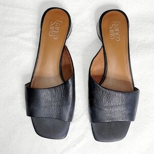 Franco Sarto Black Women's Slide Sandals